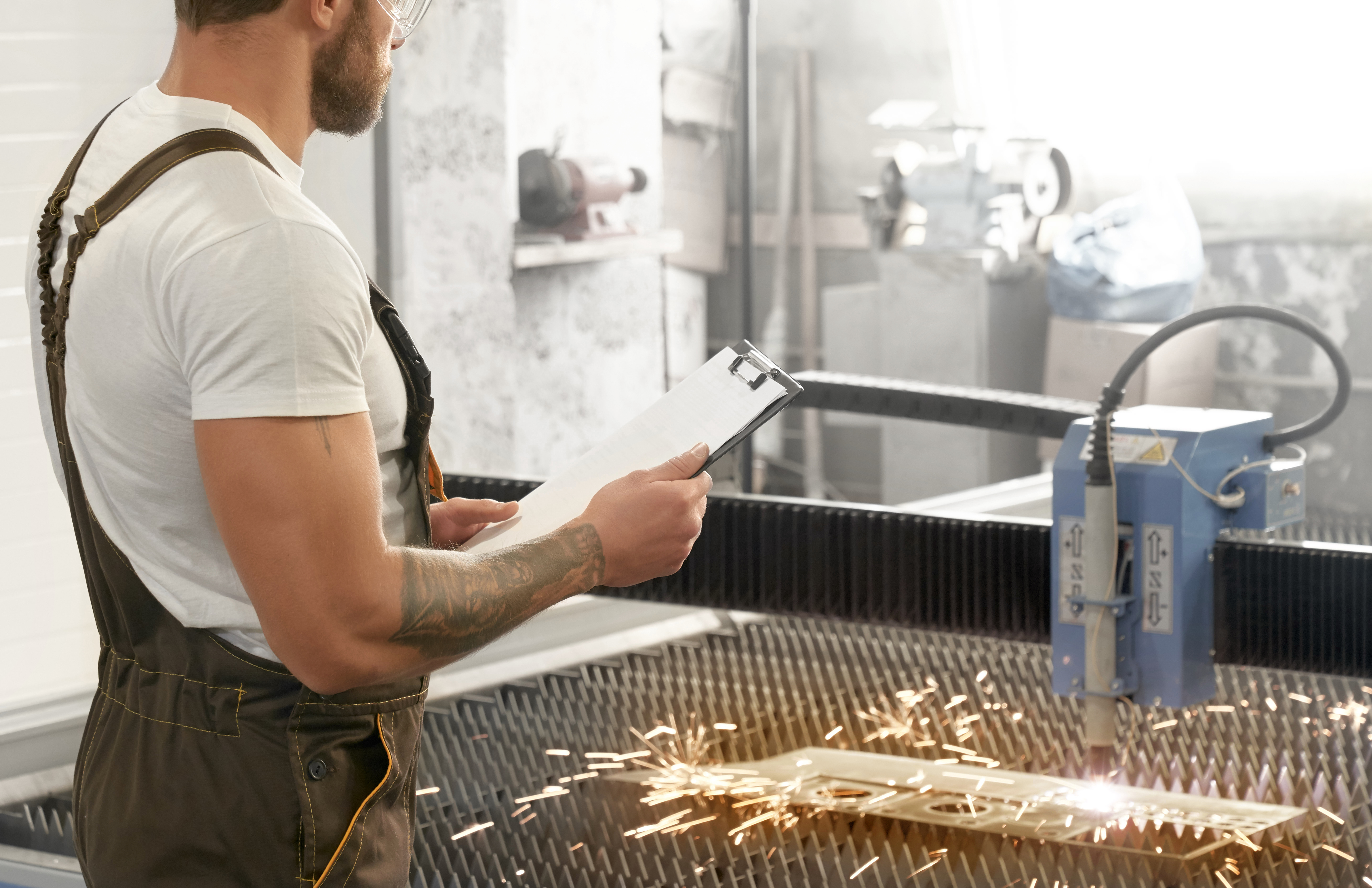 Precision laser cutting facility
